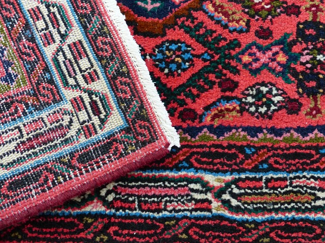 hedvábný koberec